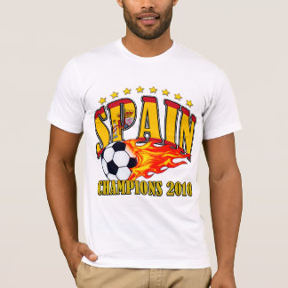 T-shirts A espanha patrocina 2010