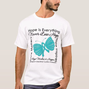 T-shirts A esperança é tudo consciência intersticial da