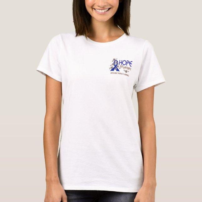 T-shirts A esperança importa 3 Spondylitis Ankylosing (Frente)