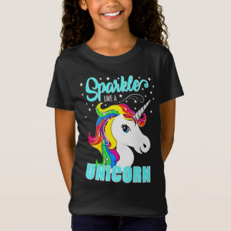 T-shirts A faísca do arco-íris gosta de estrelas de um