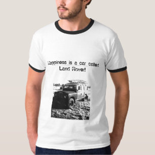 T-shirts A felicidade é um carro chamado Land Rover! Camis