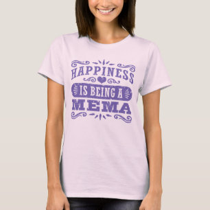 T-shirts A Felicidade É Um Mema