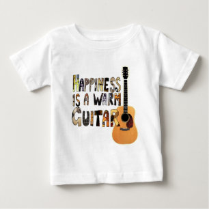 T-shirts A felicidade é uma guitarra morna