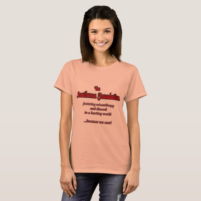 T-shirts a fundação do anátema (Frente Completa)