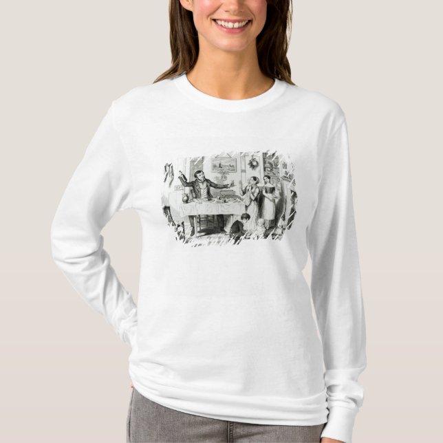 T-shirts A garrafa, placa mim (Frente)