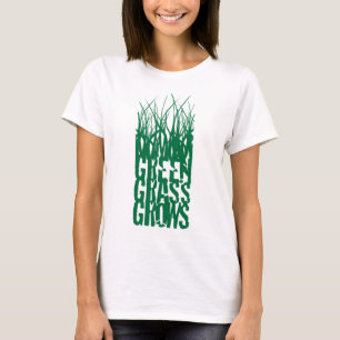 T-shirts A grama verde cresce