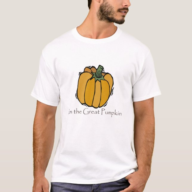 T-shirts a grande abóbora (Frente)