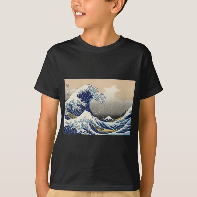 T-shirts A grande onda fora de Kanagawa (Frente)