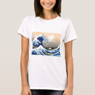 T-shirts A grande onda - Hokusai