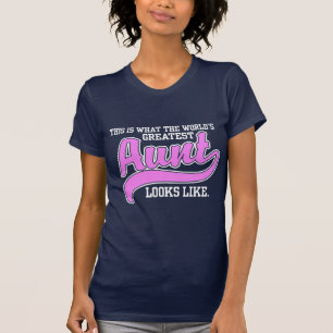 T-shirts A grande tia do mundo