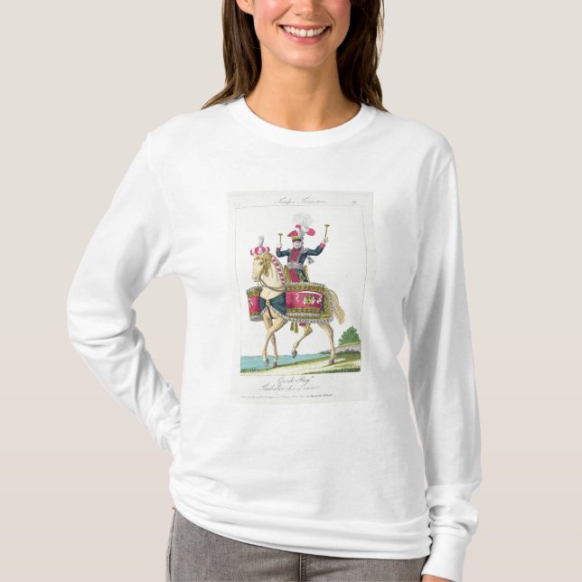 T-shirts A guarda real: um Kettledrummer dos lanceiros, p (Frente)
