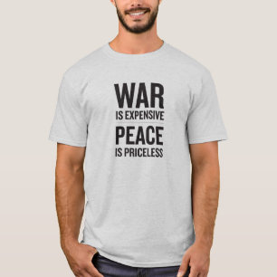 T-shirts A guerra é cara