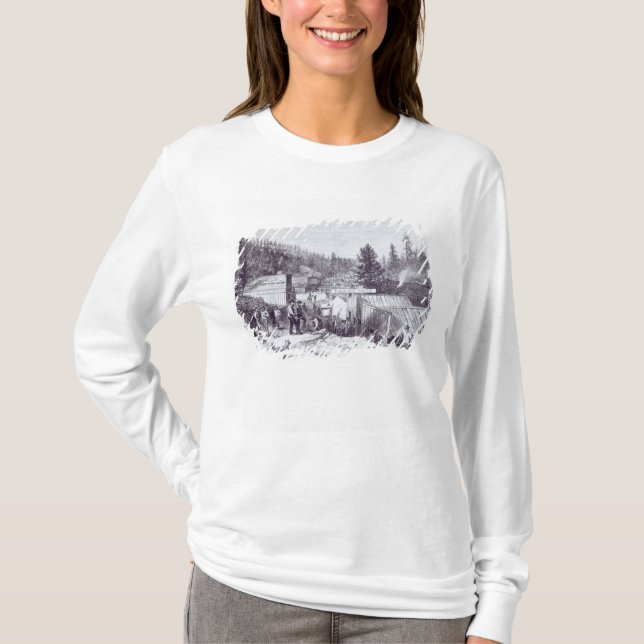 T-shirts A guerra indiana, cidade da palha (Frente)