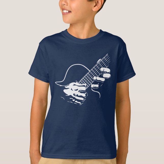 T-shirts A guitarra entrega II (Frente)
