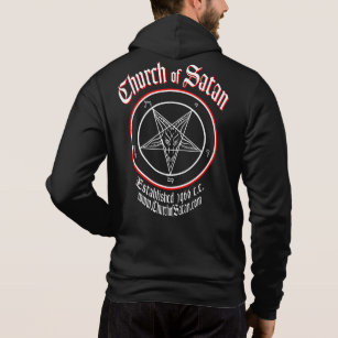 T-shirts A igreja da satã 2 tomou partido as canvas hoody