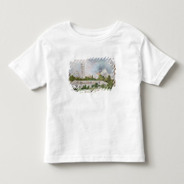 T-shirts A igreja nova de Sainte-Genevieve (Frente)