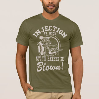 T-shirts A injeção é agradável mas eu preferencialmente