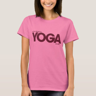 T-shirts A IOGA T longo de Mila - rosa