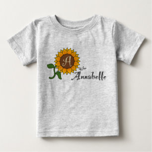 T-shirts A is for Annabelle Sunflower T Shirt