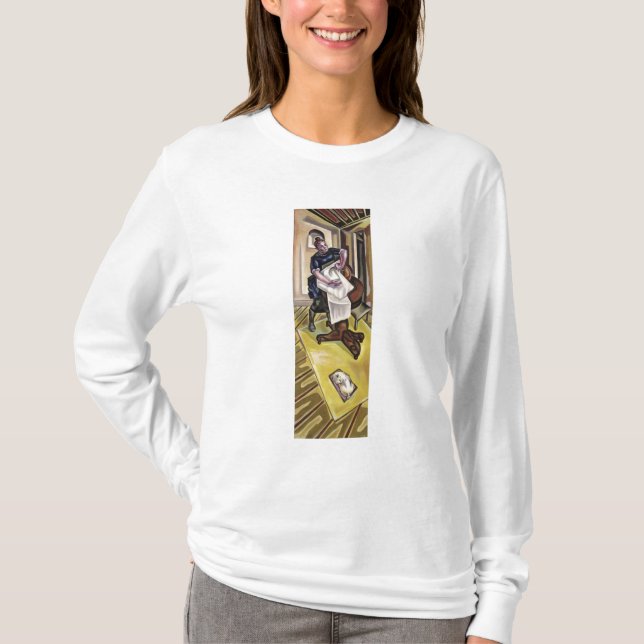 T-shirts A lavagem, antes de 1921 (Frente)