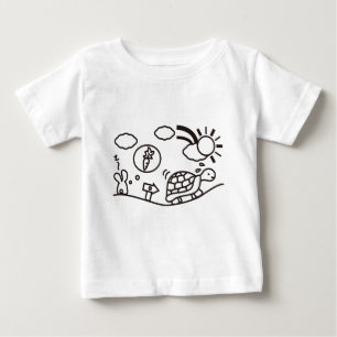 T-shirts A lebre e a tartaruga