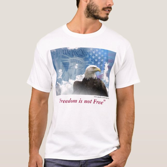 T-shirts "A liberdade não é livre" (Frente)