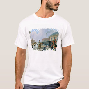T-shirts A Louth-Londres Royal Mail que viaja pelo trem