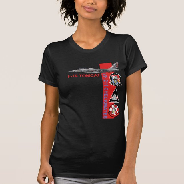 T-shirts A luta VF-211 Checkmates (Frente)