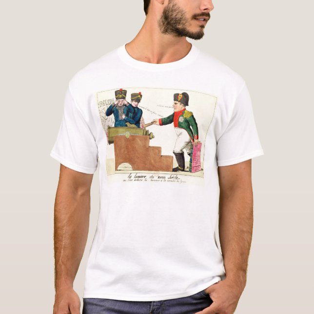 T-shirts A luz do século XIX, 1815 (Frente)