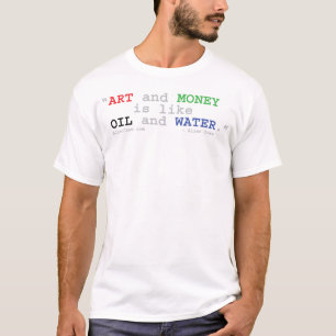 T-shirts A+M/O+Camisa estrangeira das citações do manifes