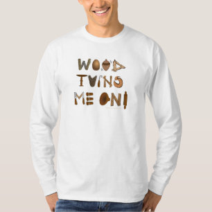 T-shirts A madeira gira-me em ferramentas e em projetos de