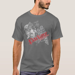 T-shirts A malhação é nossa armadura (escura/vermelho)