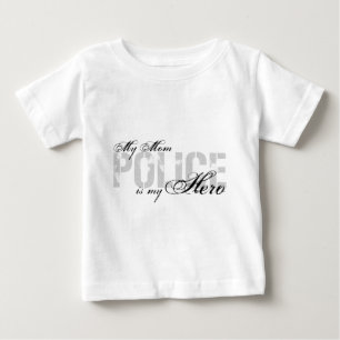 T-shirts A mamã é meu herói - POLÍCIA