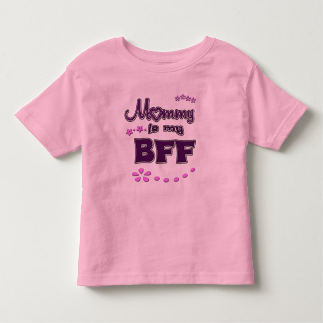 T-shirts A mamãe é o meu BFF (Frente)