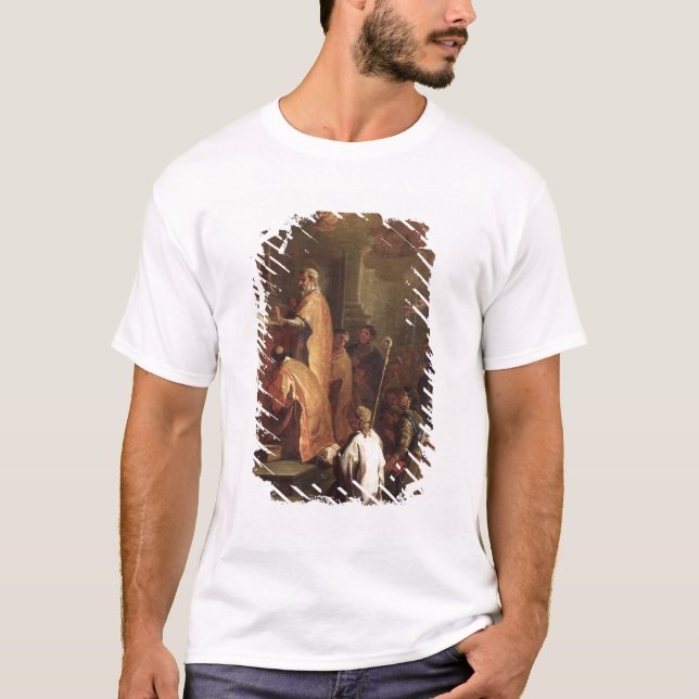 T-shirts A massa de St Gregory (Frente)