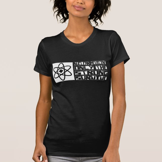 T-shirts A medicina nuclear sobrevive (Frente)