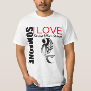 T-shirts A melanoma alguém amor de I ganhou suas asas