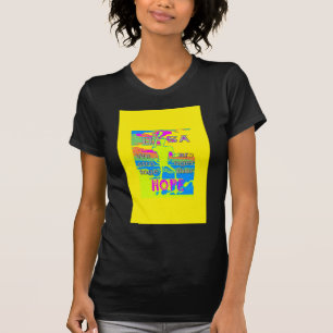 T-shirts A melhor esperança dos EUA é que a Hillary se fort