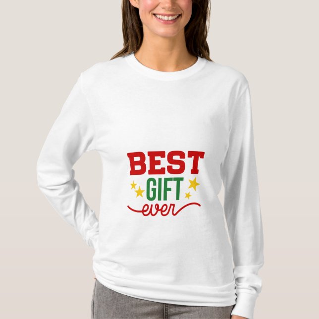 T-shirts A melhor gravidez do presente nunca (Frente)