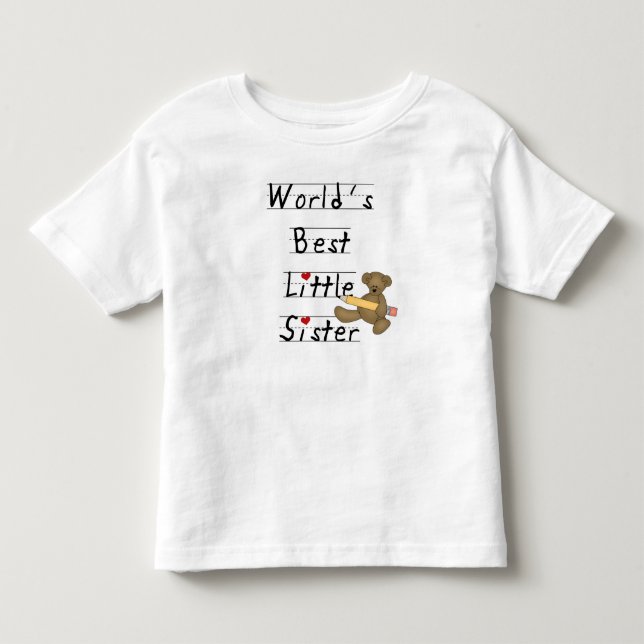 T-shirts A Melhor Irmã do Mundo (Frente)