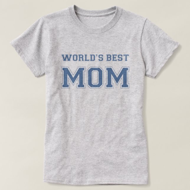 T-shirts A melhor mamã do mundo (Frente do Design)