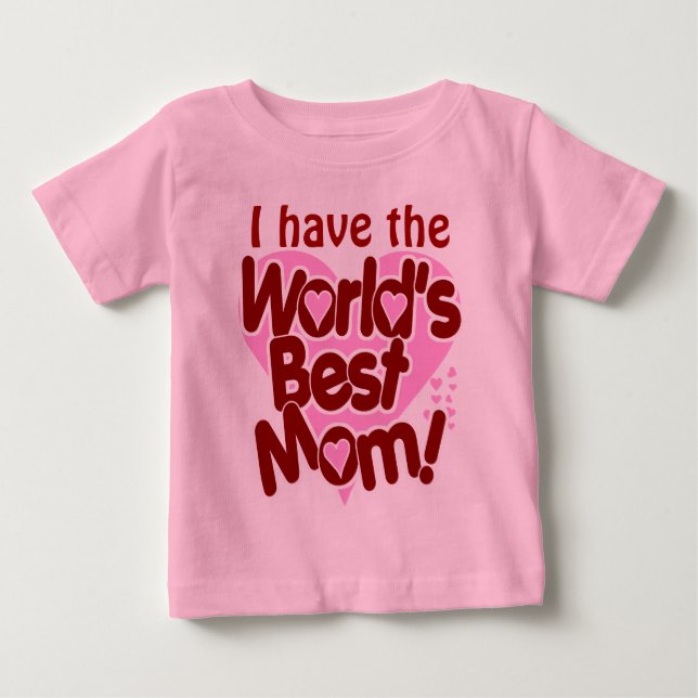 T-shirts A melhor mamã dos mundos (Frente)