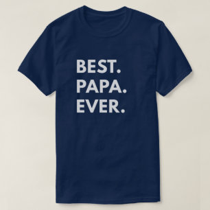 T-shirts A melhor papá nunca