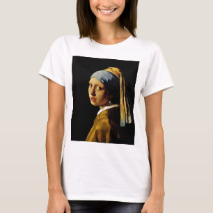 T-shirts A Menina com Turbo/Rapariga com o Brinco de Pérola
