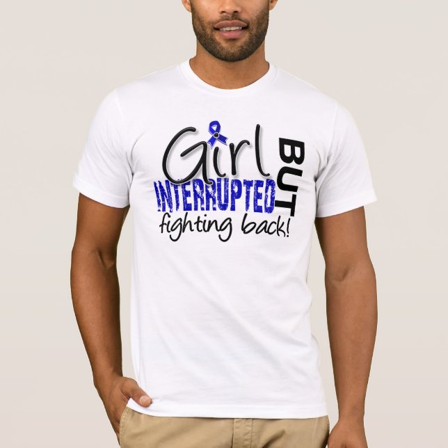 T-shirts A menina interrompeu a artrite reumatóide 2 (Frente)
