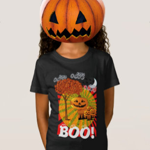 T-SHIRTS A MINHA CABEÇA DE PUMPKIN TÚNICA