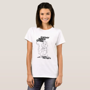 T-shirts A mordidela do recolhimento rmói para mulheres