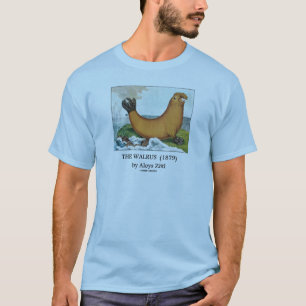 T-shirts A morsa (1879) por Aloys Zötl
