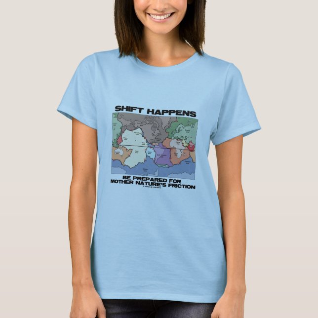 T-shirts A Mudança Acontece Estar Preparada Para A Mãe Natu (Frente)
