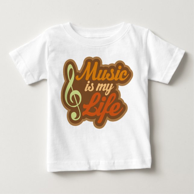 T-shirts A música de Brown é minha vida (Frente)